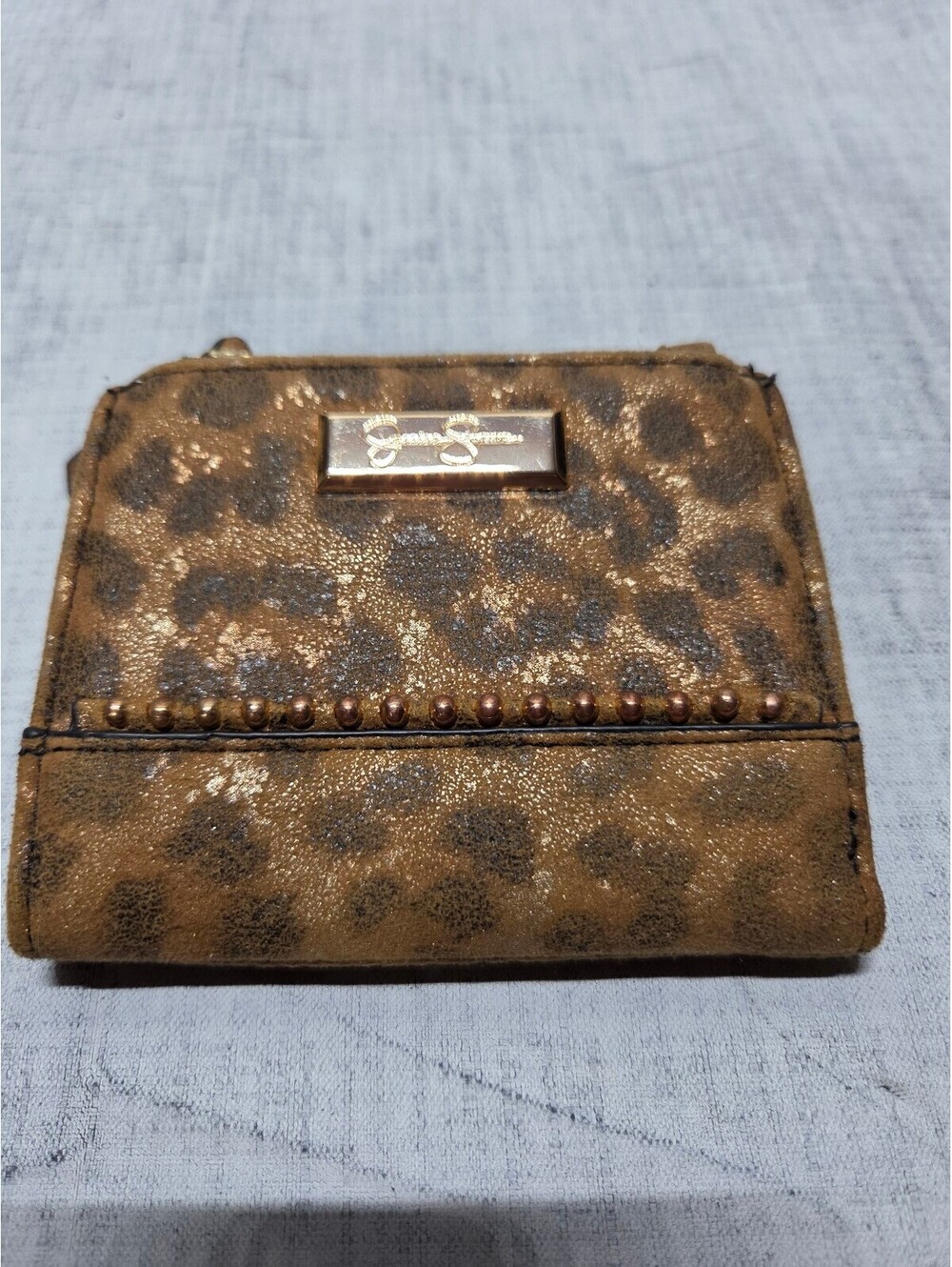 Jessica Simpson Leopard Print Small Wallet